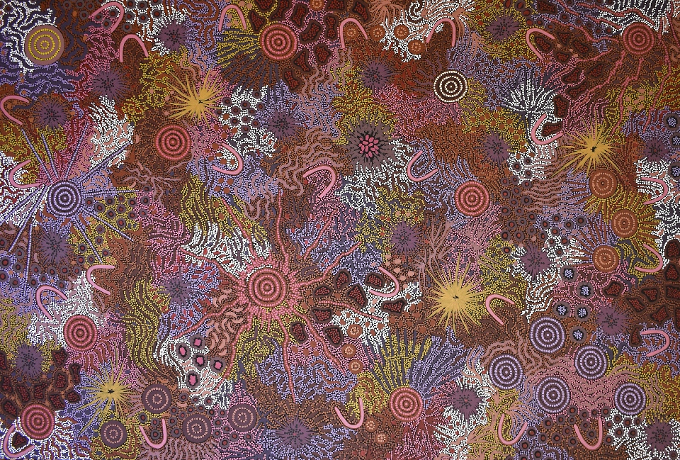 Grandmother's Country - GPNG222812 by Gabriella Possum Nungurrayi