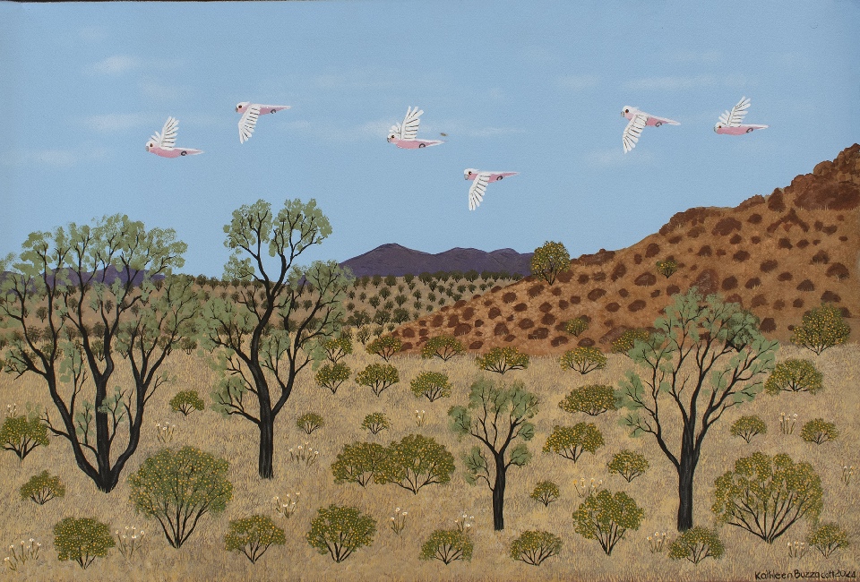 My Mother's Country:  South West Peterman Ranges - KBZG0993 by Kathleen Buzzacott