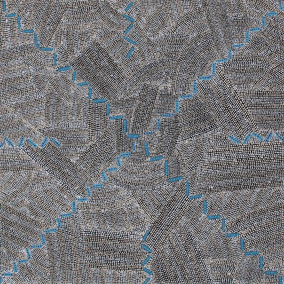 Ngapa Jukurrpa (Water Dreaming) - Puyurru - MADWU2503/24 by Marissa Napanangka Anderson