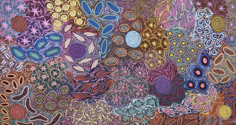 Grandmother's Country - MEPU223112 by Michelle Possum Nungurrayi