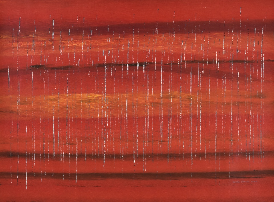 Season Changing Rain, Dreamtime - RNAG09022020 by Rosella Namok